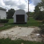 Shed was in power company easement 